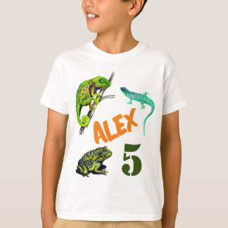 Ich Liebe Reptilien Geburtstag! T-Shirt