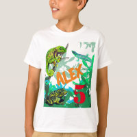 Ich Liebe Reptilien Geburtstag! T-Shirt