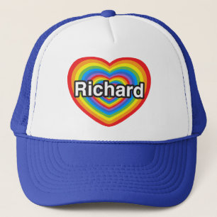 Ich Liebe Richard. Ich Liebe dir Richard. Herz Truckerkappe