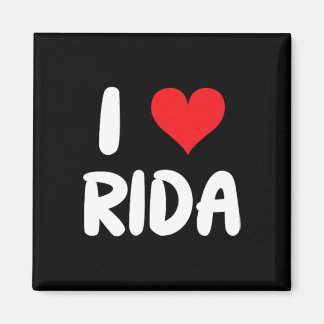Ich liebe Rida - Herz Magnet