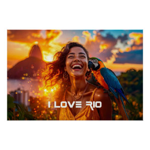ICH LIEBE RIO - RIO DE JANEIRO POSTER