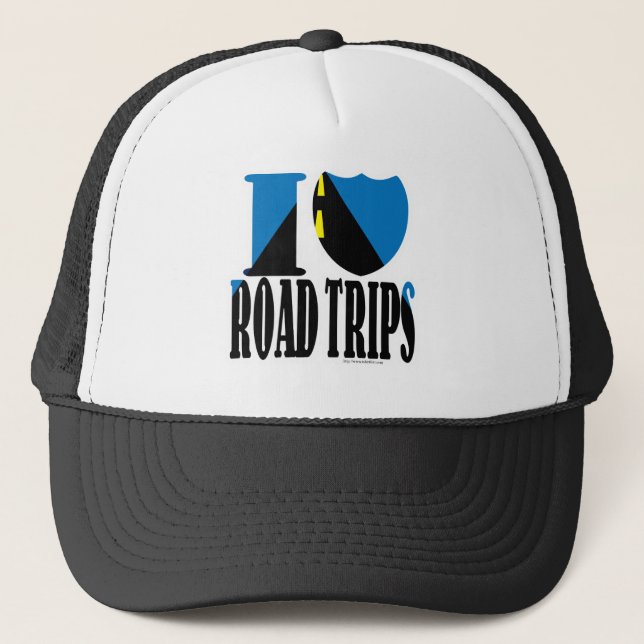 Ich Liebe Roadtrips! Truckerkappe (Vorderseite)