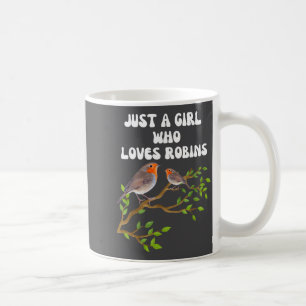 Ich liebe Robins Vogelliebhaber Buntes Geschenk Kaffeetasse