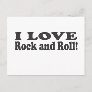 Ich Liebe Rock and Roll! Postkarte