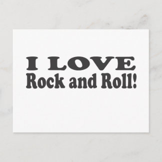 Ich Liebe Rock and Roll! Postkarte