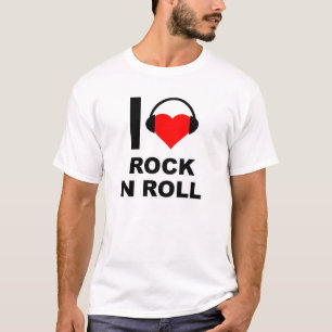 Ich liebe Rock lustige T-Shirt