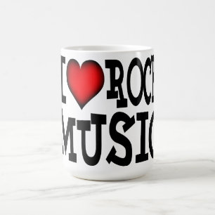 Ich liebe Rock-'Musik-Tassen Kaffeetasse
