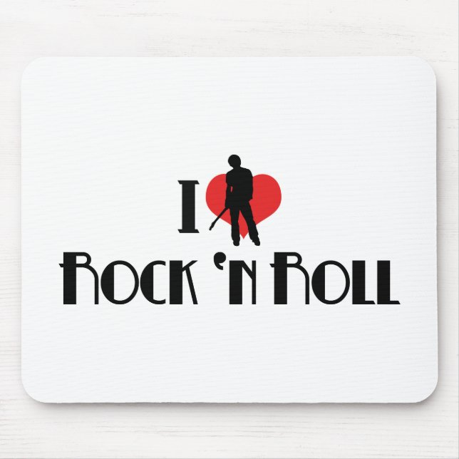 Ich liebe Rock 'n Roll Mousepad (Vorne)