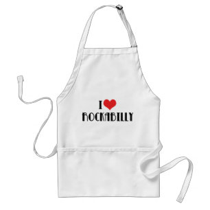 Ich liebe Rockabilly Schürze