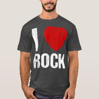 Ich liebe Rockmusik Rock 'n' Roll T-Shirt