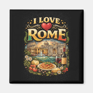 Ich liebe Rom Magnet