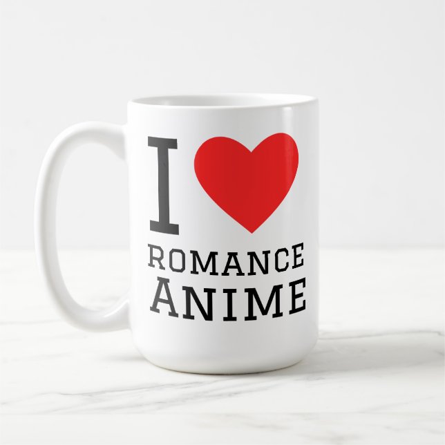 Ich liebe Romance Anime  Kaffeetasse (Links)