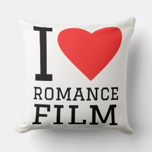 Ich liebe Romantikfilme Kissen