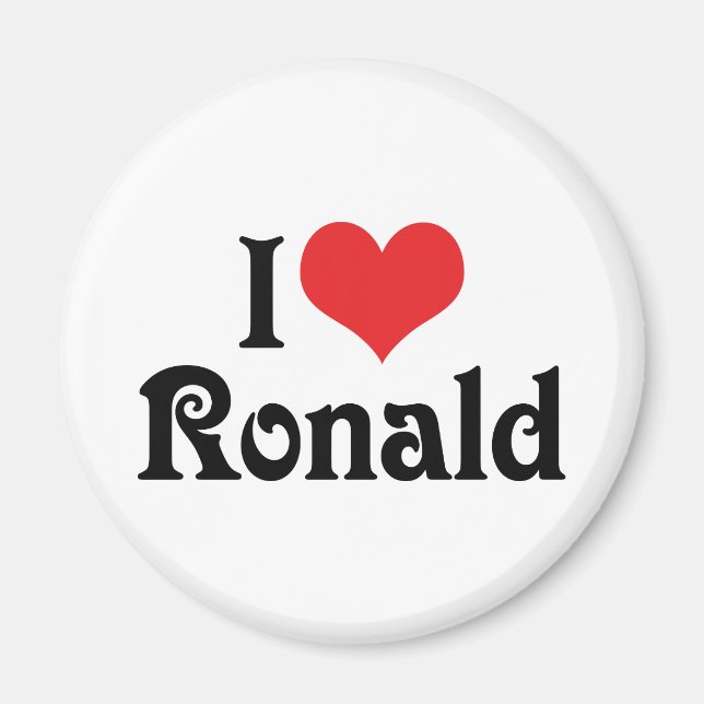 Ich liebe Ronald Magnet (Vorne)