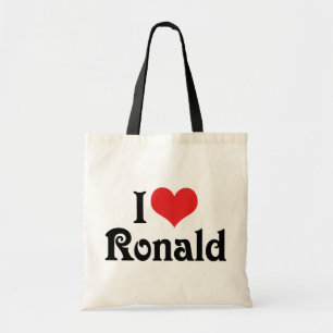 Ich liebe Ronald Tragetasche