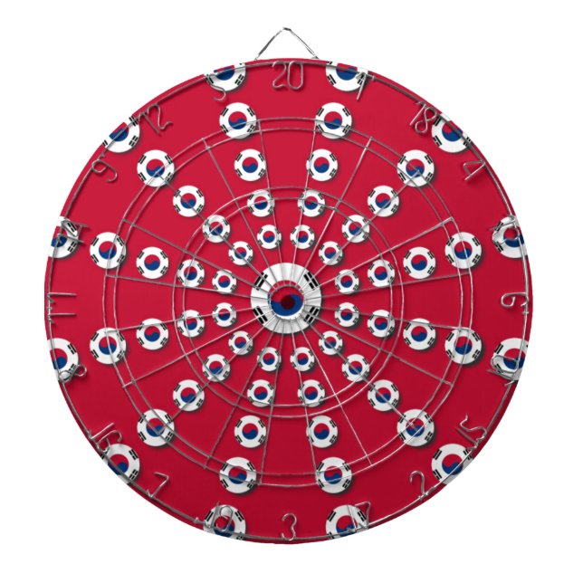 Ich liebe Rot Dartscheibe (vorne)