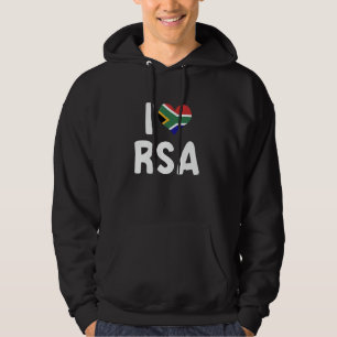 Ich liebe RSA Republik Südafrika südafrikanisch  Hoodie