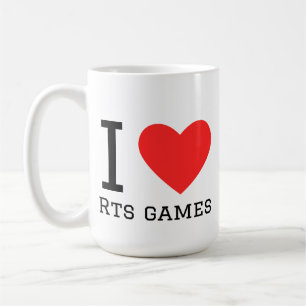 Ich liebe RTS-Spiele Kaffeetasse