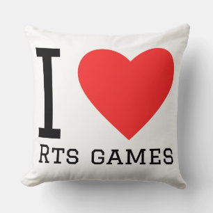 Ich liebe RTS-Spiele Kissen