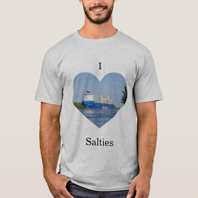 Ich liebe Salties-Shirt T-Shirt (Vorderseite)