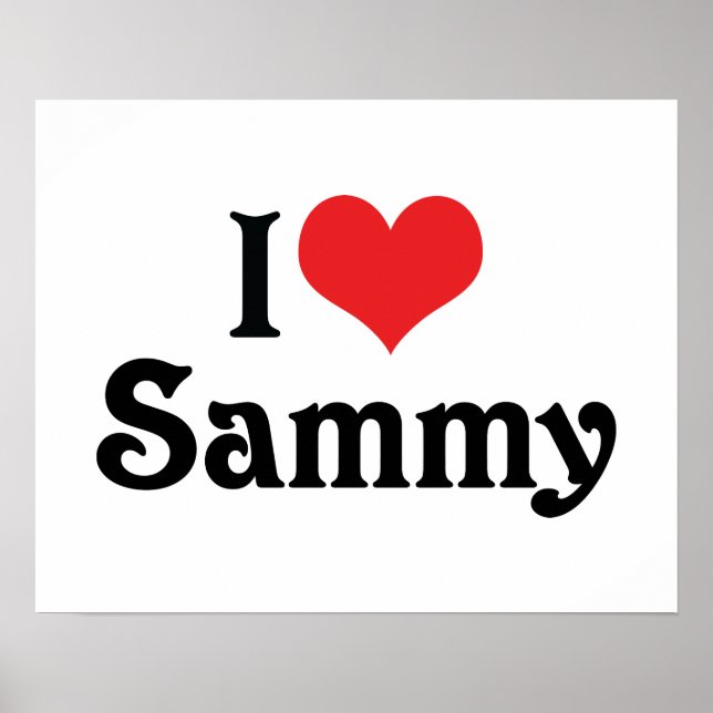 Ich liebe Sammy Poster (Vorne)