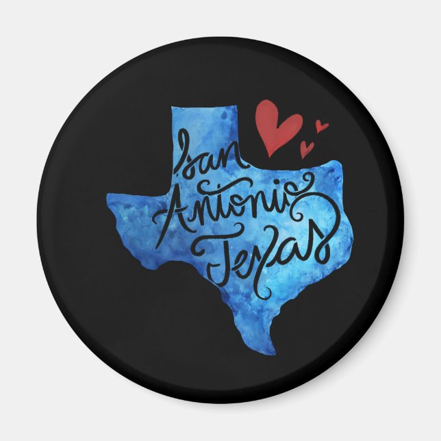 Ich liebe San Antonio Texas Magnet (Vorne)
