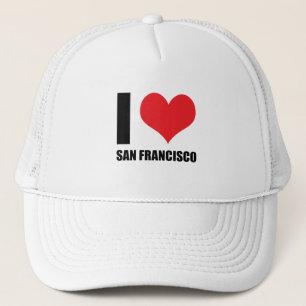 Ich liebe San Francisco Truckerkappe