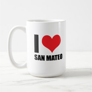 Ich liebe San Mateo Kaffeetasse