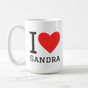 Ich liebe Sandra Kaffeetasse