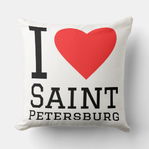 Ich liebe Sankt Petersburg  Kissen