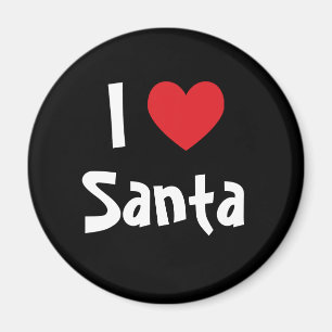 Ich liebe Santa Magnet