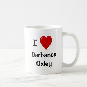 Ich Liebe Sarbanes Oxley! SOX SPASS Kaffeetasse