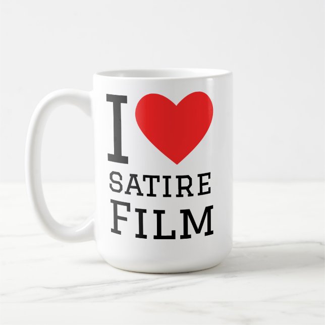 Ich liebe Satirefilm  Kaffeetasse (Links)