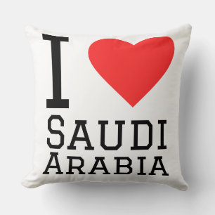 Ich liebe Saudi-Arabien Kissen