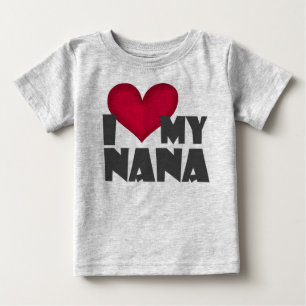 "Ich Liebe Säuglings-Strampler meiner Nanas" Baby T-shirt