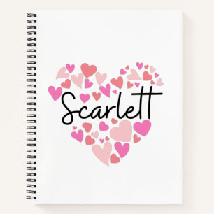 Ich liebe Scarlett Notizbuch
