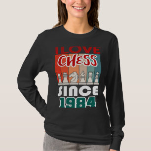 Ich Liebe Schach seit 1984 T-Shirt
