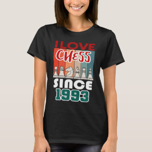 Ich Liebe Schach seit 1993 T-Shirt