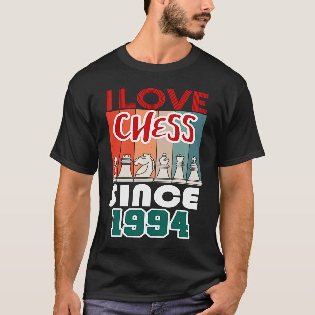 Ich Liebe Schach seit 1994 T-Shirt (Vorderseite)