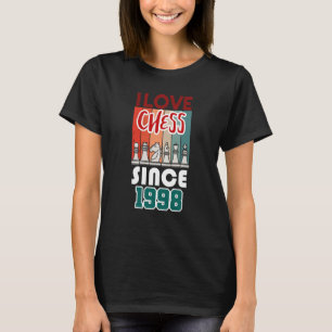 Ich Liebe Schach seit 1998 T-Shirt