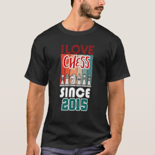 Ich Liebe Schach seit 2015 T-Shirt