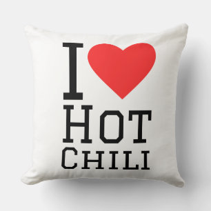 Ich liebe scharfe Chili Kissen