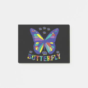 ich-liebe-schmetterling-typografie-zitate-vintage post-it klebezettel
