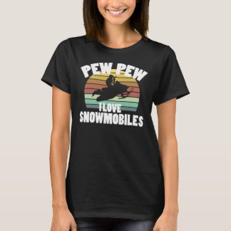 Ich Liebe Schneemobil T-Shirt