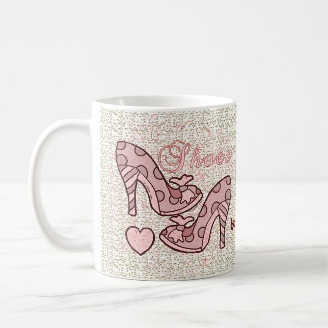 Ich liebe Schuhe Tasse (Links)