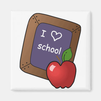 Ich Liebe Schulmagnet Magnet