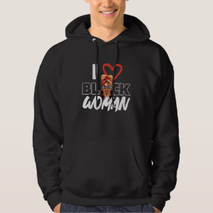 Ich liebe schwarze Frau afrikanische Frauen schwar Hoodie