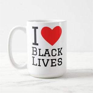 Ich liebe schwarze Leben Kaffeetasse