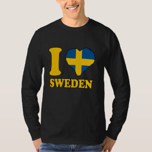 Ich liebe Schweden Schwedische Wurzeln Schwedische T-Shirt