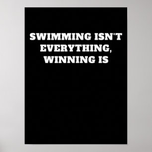 Ich Liebe, schwimmen Art Design Kostenvoranschlag Poster